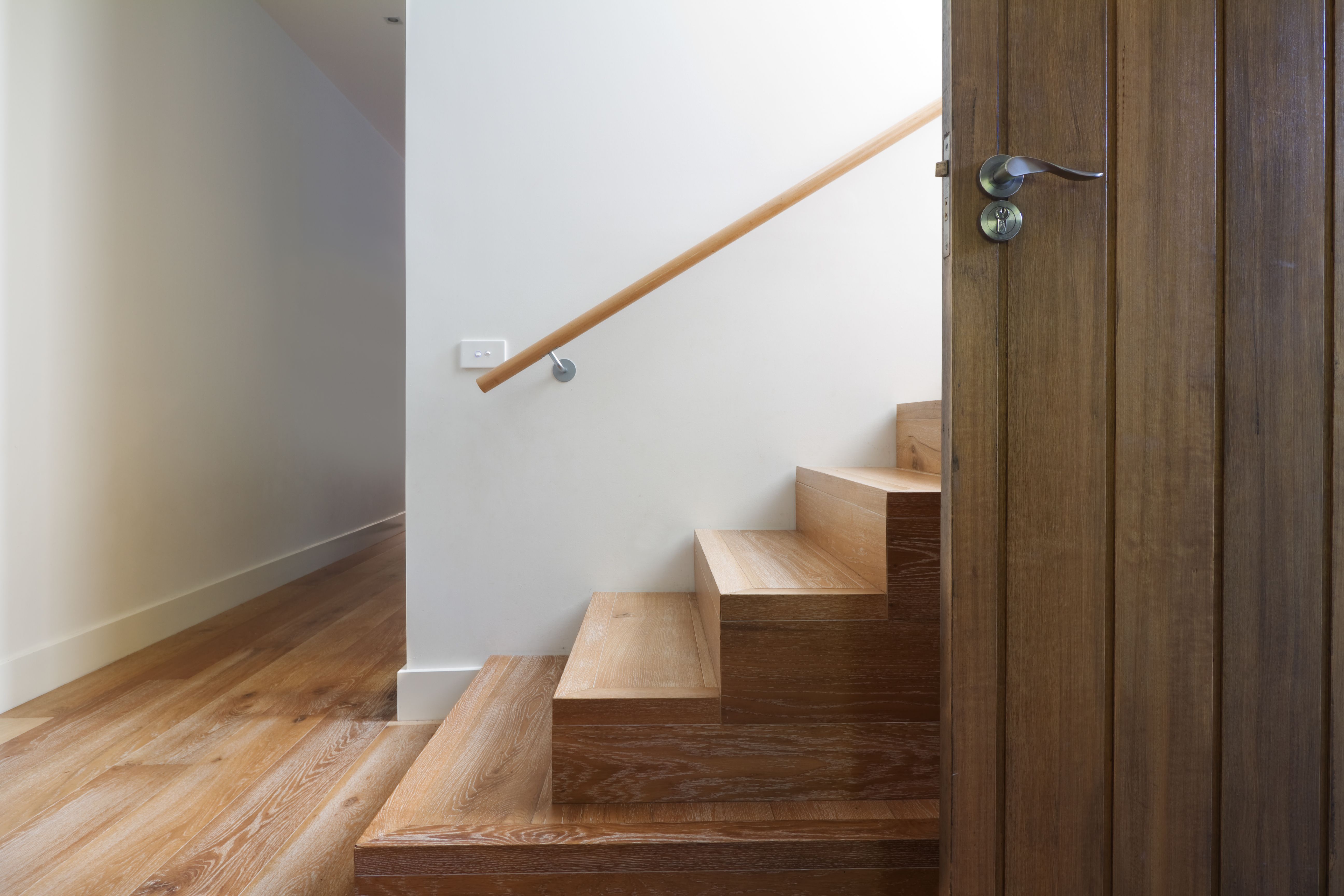 Custom wooden stairs by KABCO