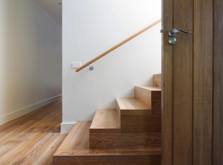 Custom wooden stairs by KABCO
