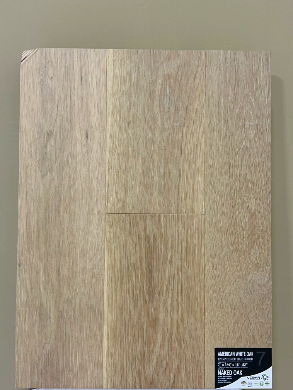 NAKED OAK - VIDAR 7" AMERICAN WHITE OAK