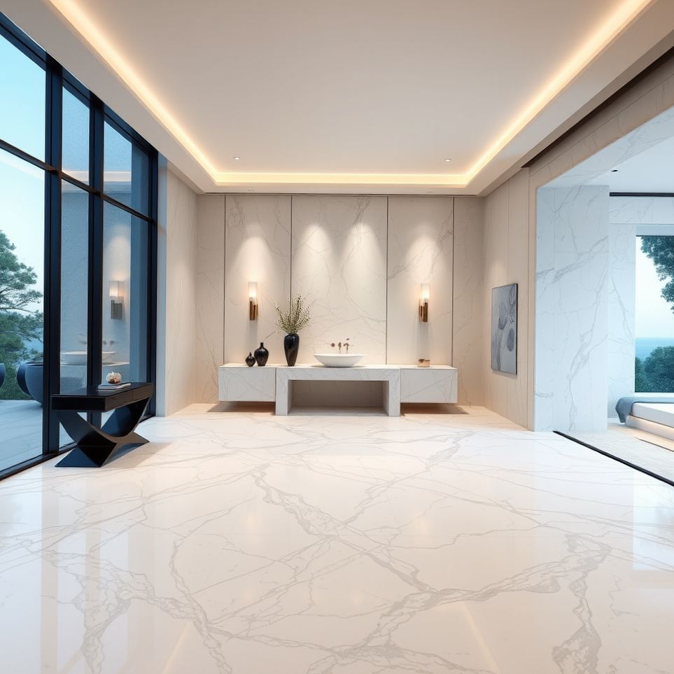 Porcelain Tile flooring