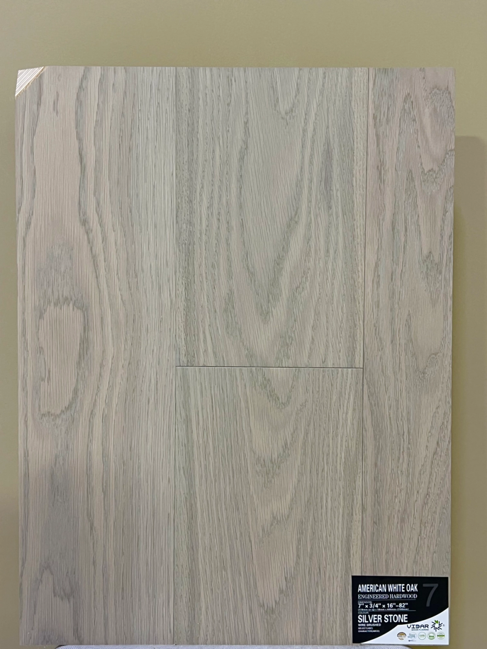SILVER STONE - VIDAR 7" AMERICAN WHITE OAK