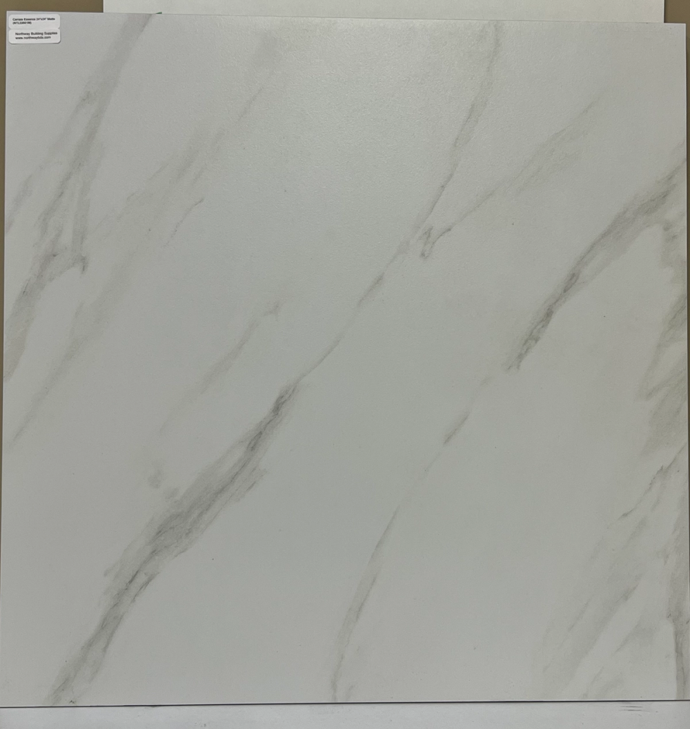 Carrara Essence 24" x 24" Matte Porcelain Tile