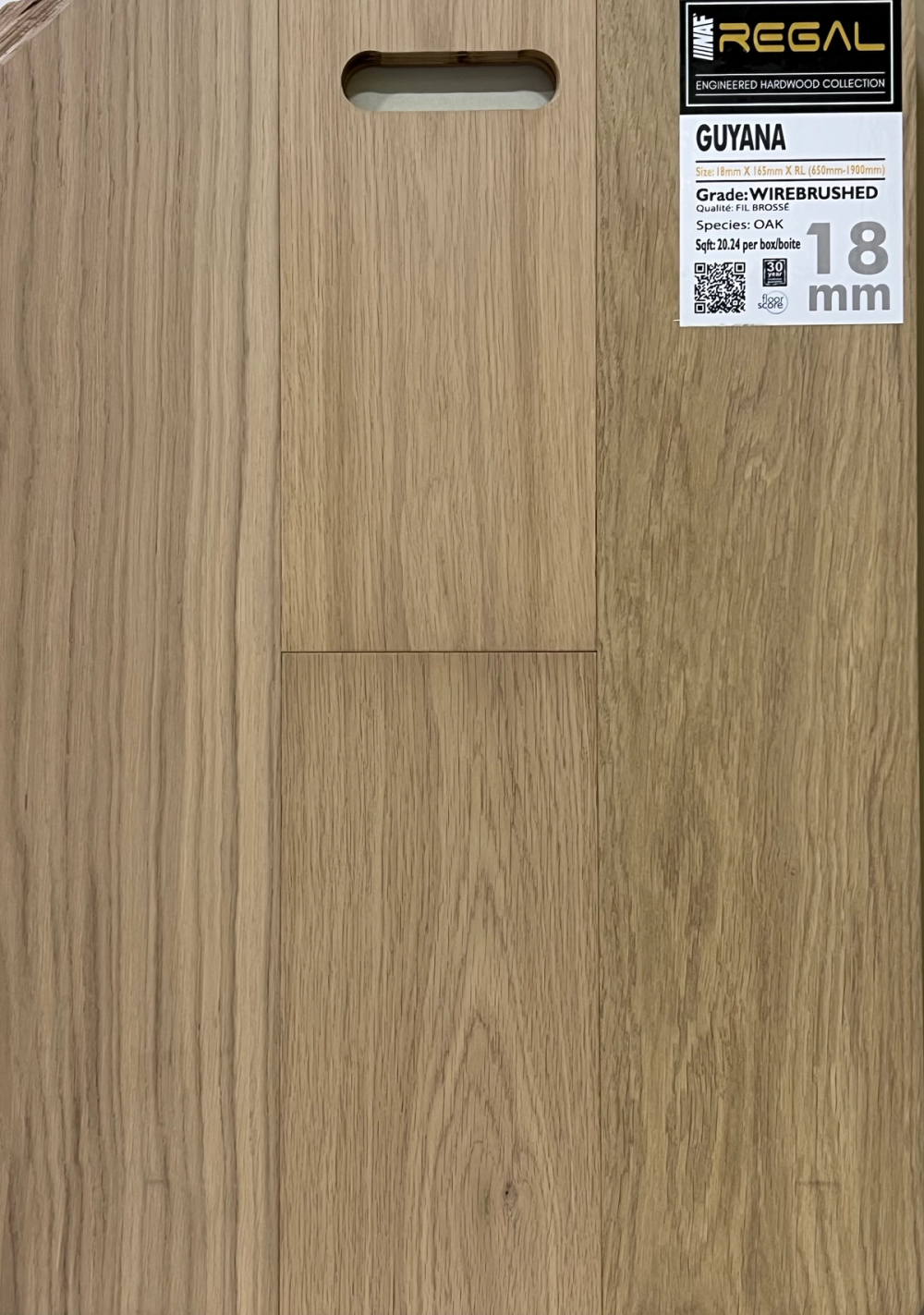 GUYANA - NAF REGAL - 6" 1/2 X 3/4 X RL - ENGINEERED HARDWOOD OAK