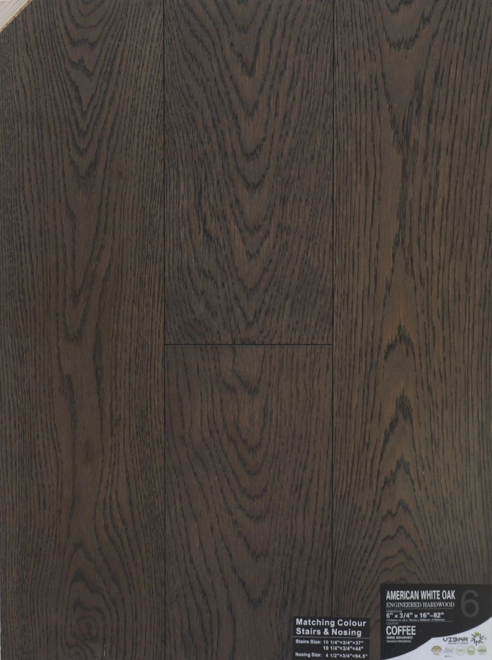 COFFEE - VIDAR 6" AMERICAN WHITE OAK