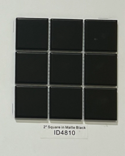 2" Square Matte Tiles - Black - White - Grey and Carrara 2