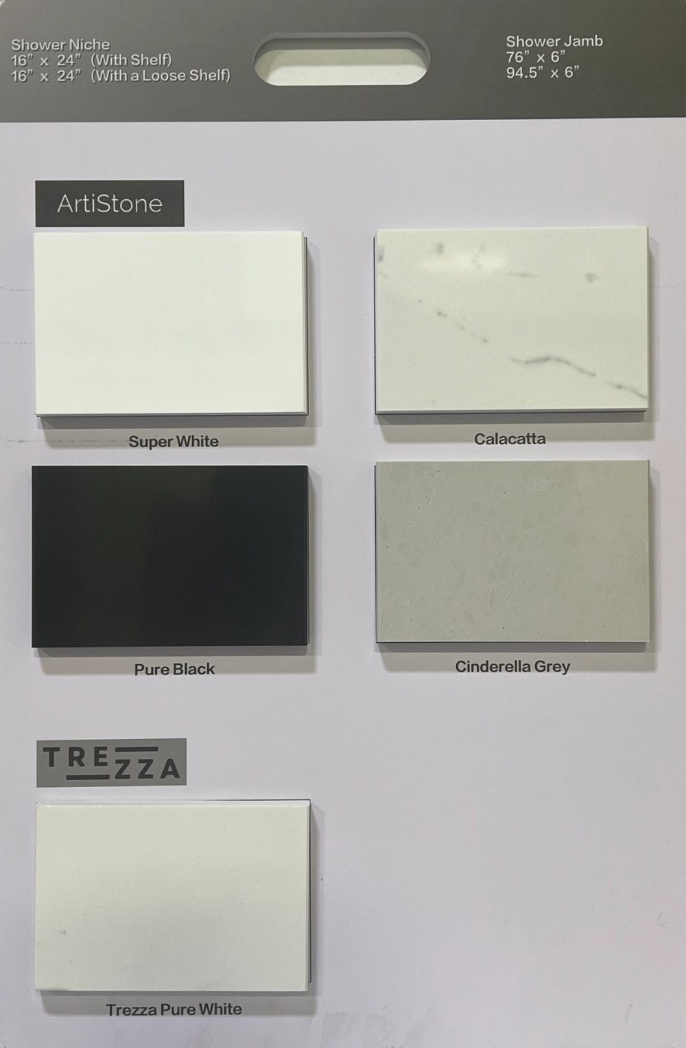 ArtiStone Shower Jamb 6"x94.50"x9/16"